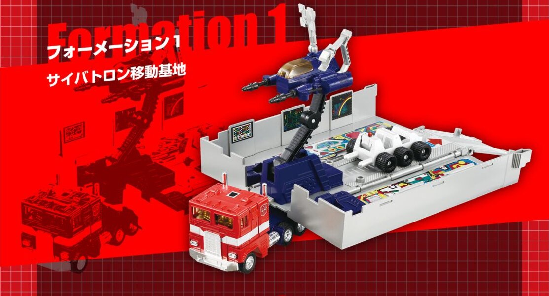Image Of Missing Link C 01 Convoy Takara Tomy 40th Anniversary Transformers Series  (9 of 22)